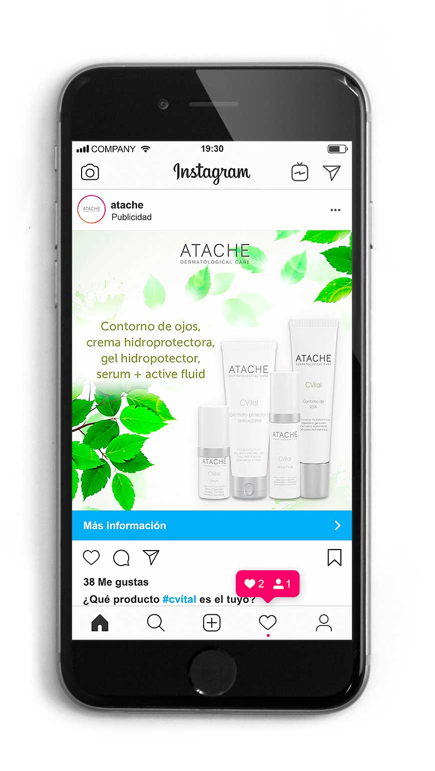 M3 publicidad - instagram