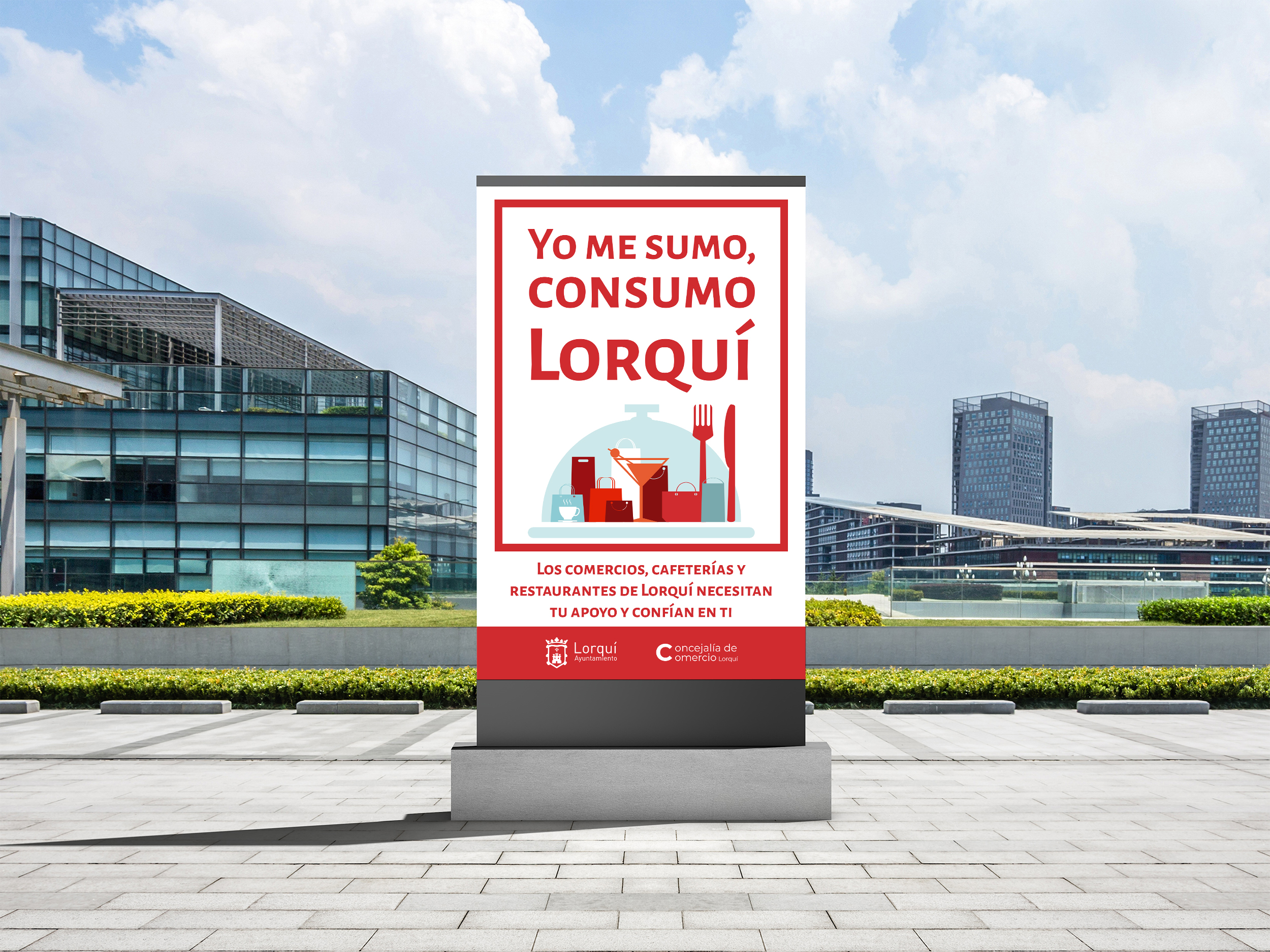 Mupi: Campaña Consumo Lorquí