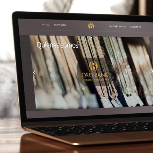Oro Bank: diseño web