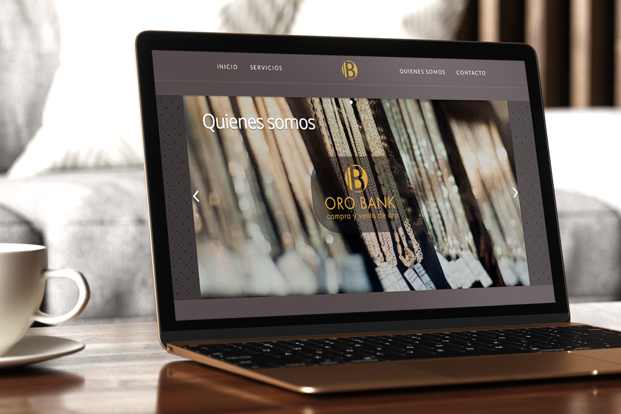 Oro Bank: diseño web